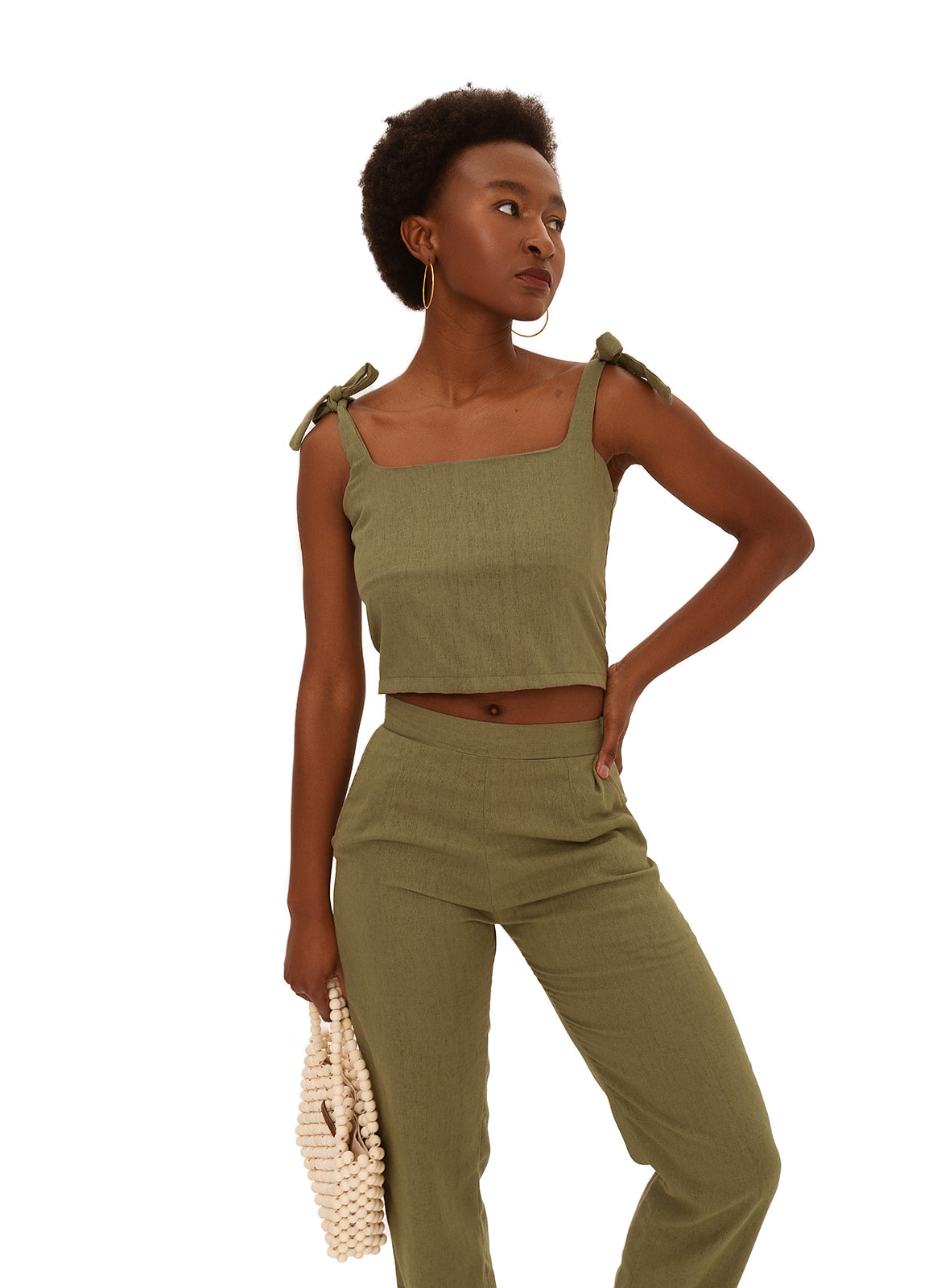 Safari Crop Top • Khaki