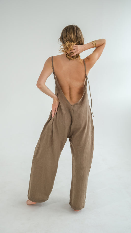 Rudo Jumpsuit • Light Brown