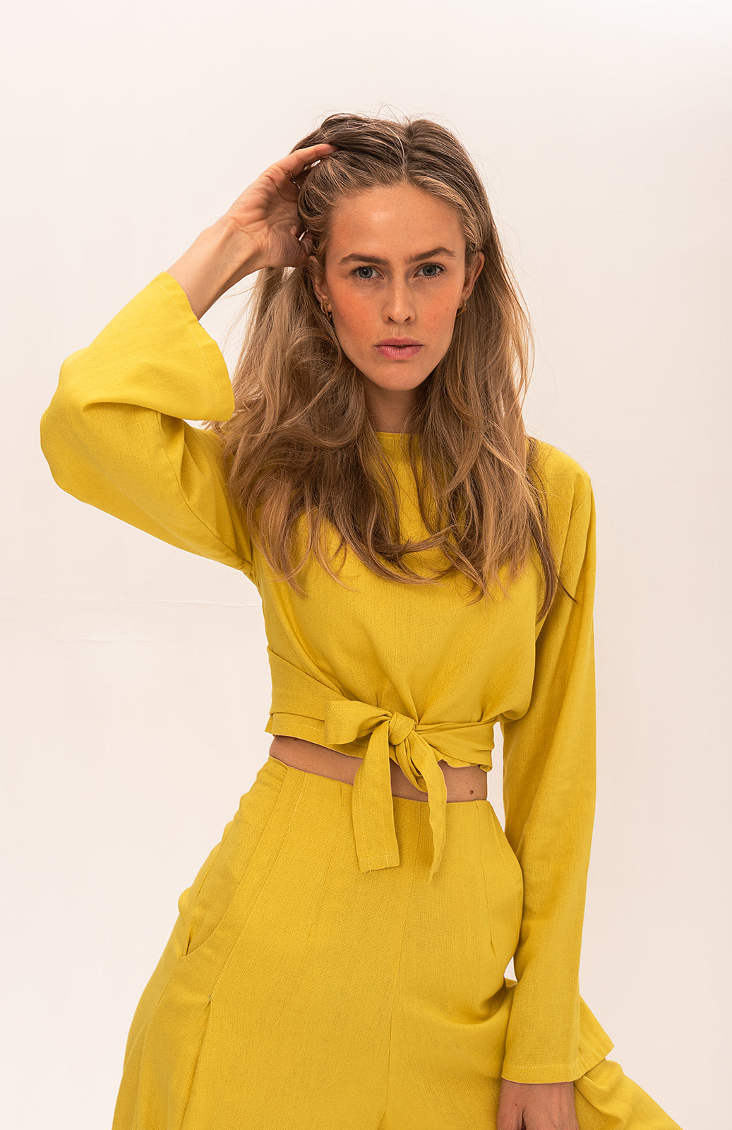 Long Sleeves Tembo Top • Yellow