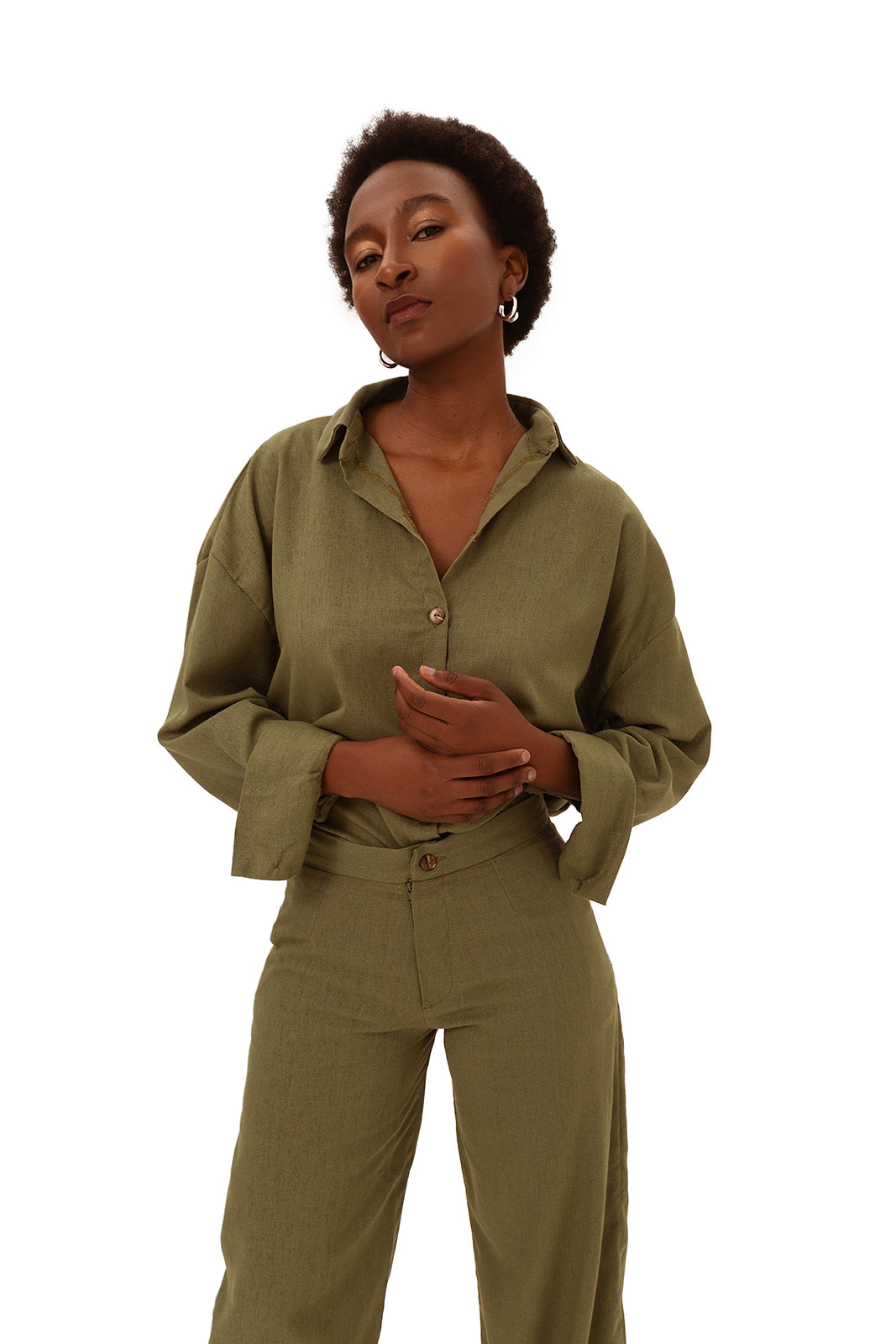 Oversized Shirt • Khaki