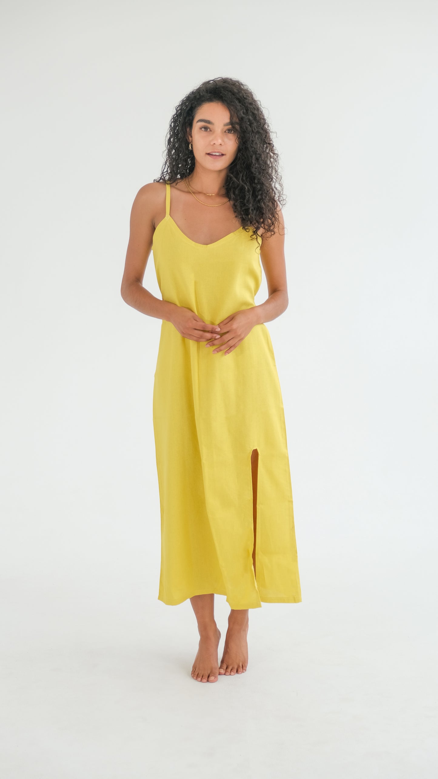 Slip Dress • Yellow