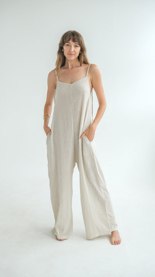 Rudo Jumpsuit • Beige