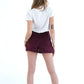 Corduroy Shorts • Bordeaux