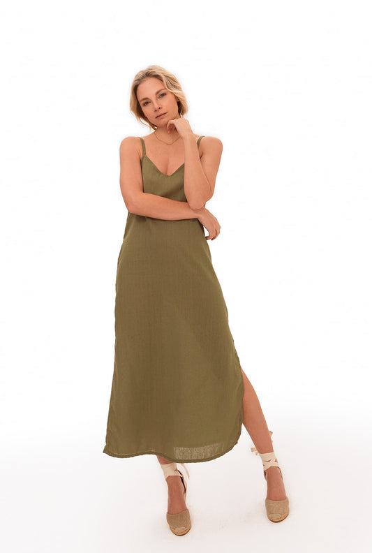 Slip Dress • Khaki