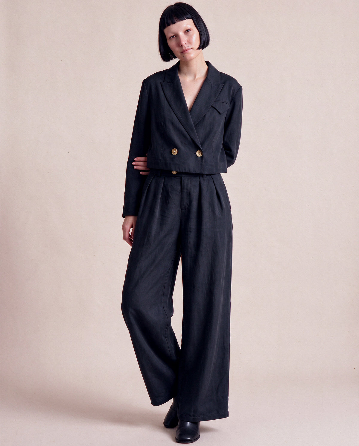 Ada Pants in Navy