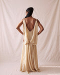 Sienna Dress in Pearl, back view