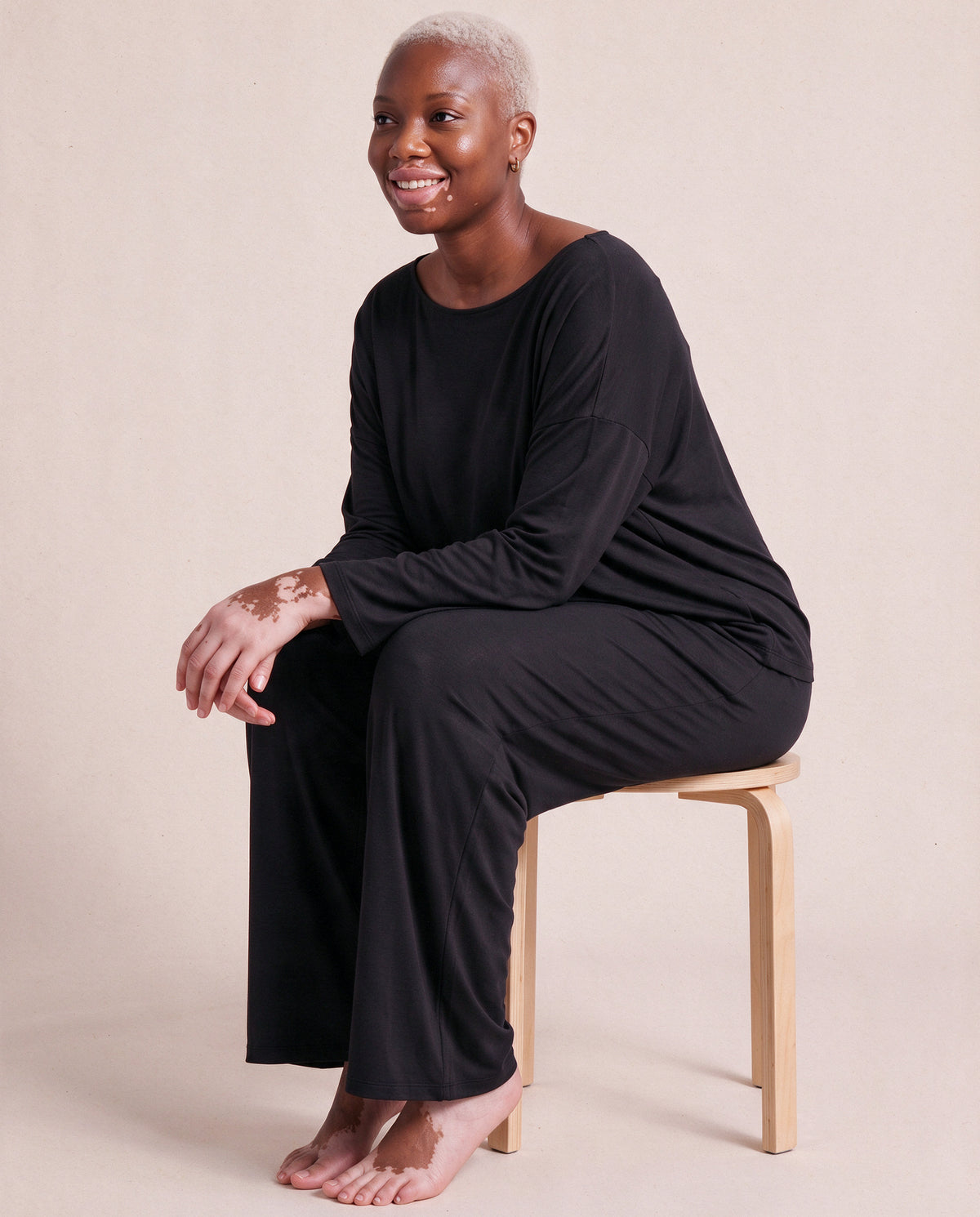Pyjamas Top in Black