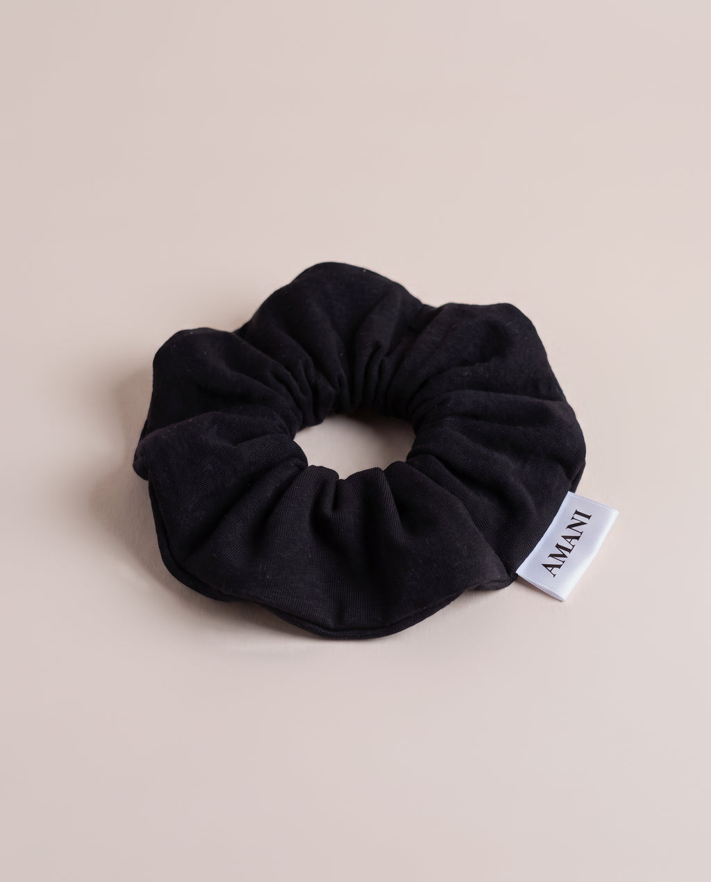 Bamboo Scrunchie in Black