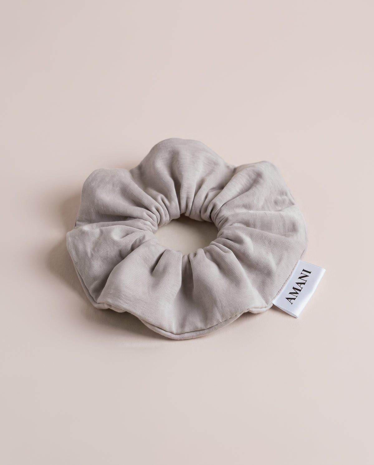 Bamboo Scrunchie in Grey