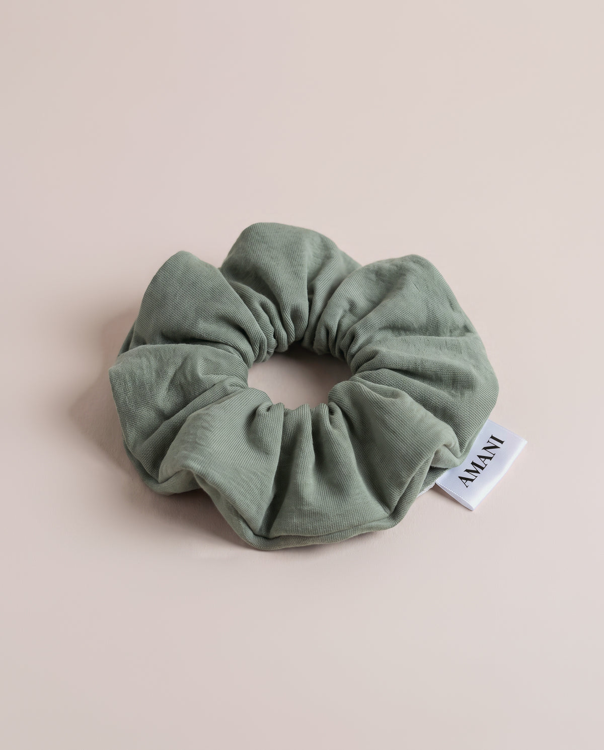 Bamboo Scrunchie in Green