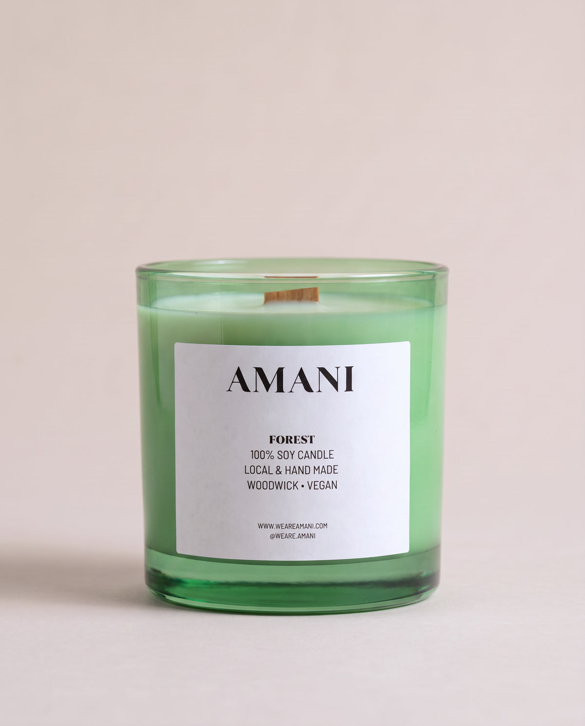 Forest Candle, in a glass tumbler