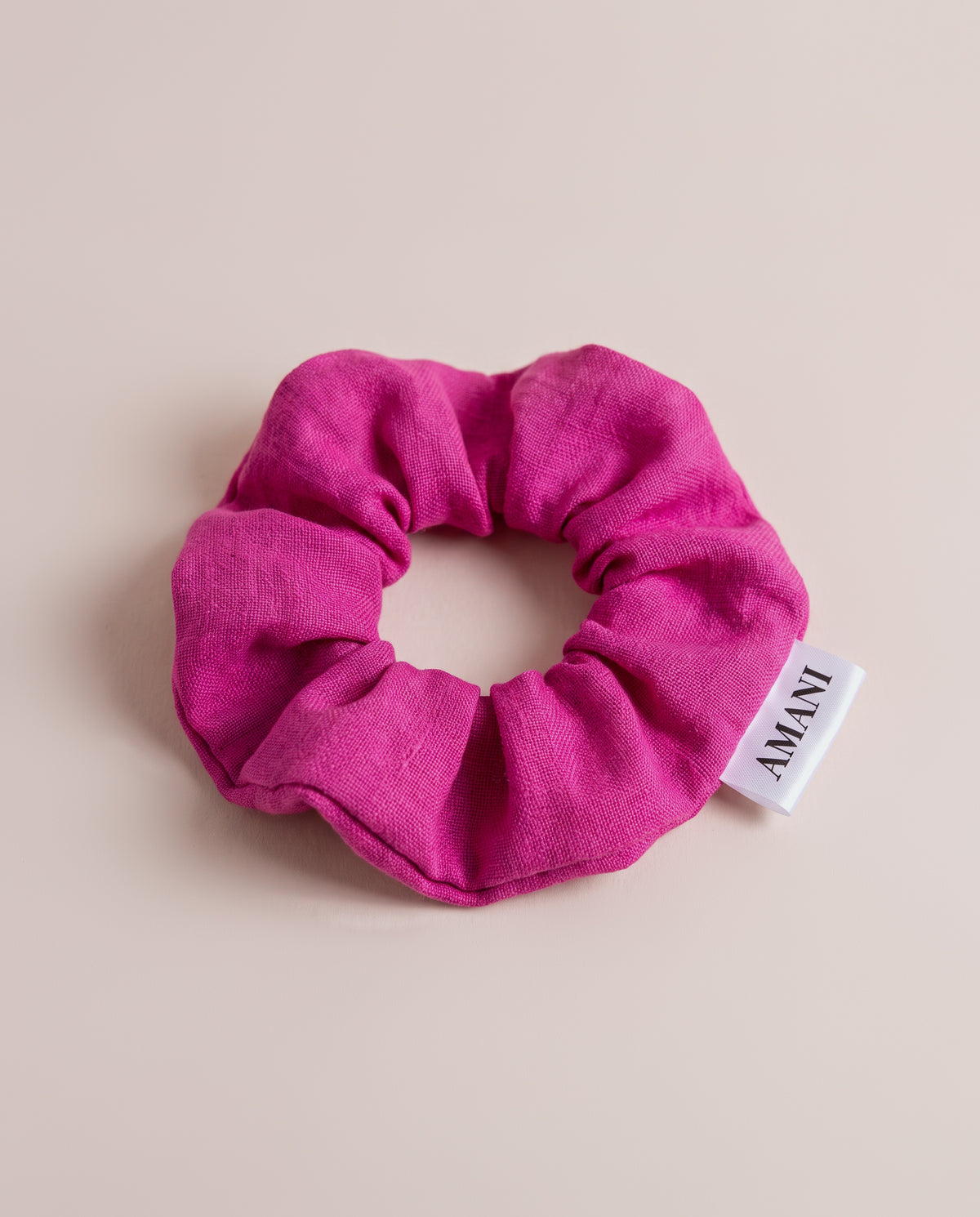 Linen Scrunchies in Pink