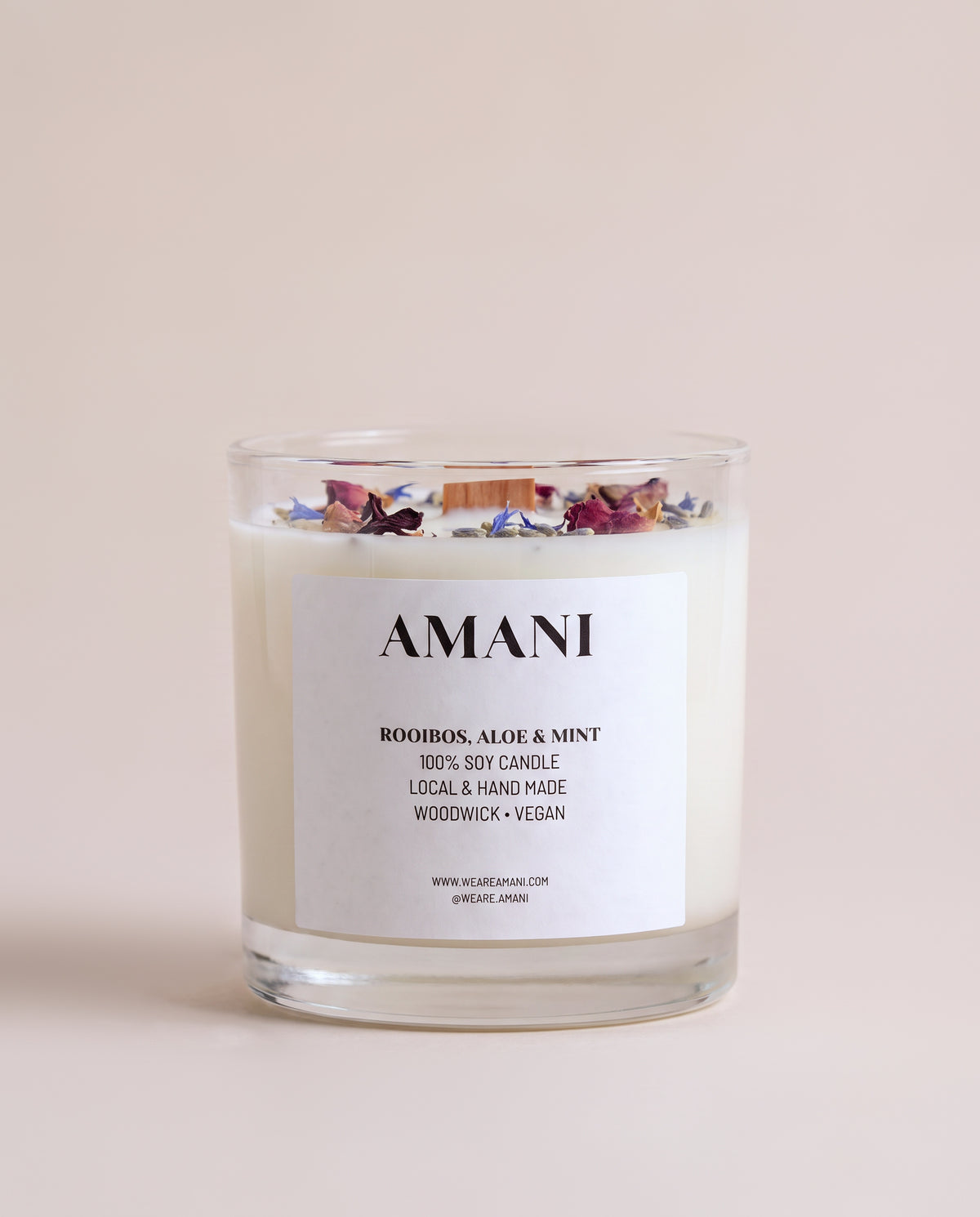 Rooibos, Aloe and Mint Candle, front